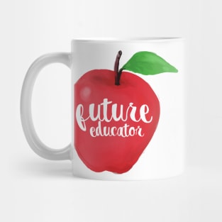 Future Educator Apple Mug